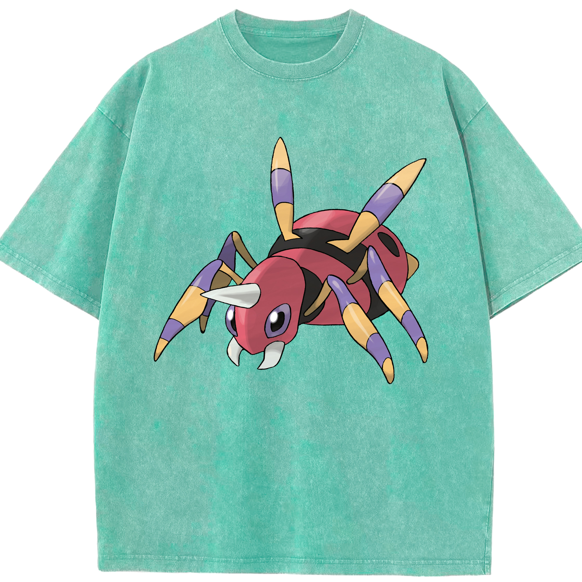 （画像用） ポケットモンスター Pokémon 綿100% ヴィンテージ風 半袖Tシャツ（フロントプリント）